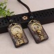Ebony Wood Elephant God Fortune Necklace Ebony Wood Elephant God Fortune Necklace