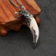 Wolf Tooth Titanium Steel Balance Necklace Wolf Tooth Titanium Steel Balance Necklace
