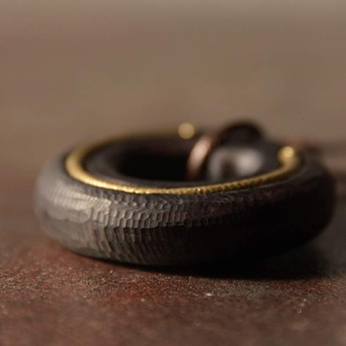 Zen Circle Ebony Wood Calm Necklace Pendant Zen Circle Ebony Wood Calm Necklace Pendant