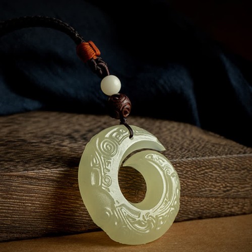 Peace Buckle Red Sandalwood Agate Necklace Peace Buckle Red Sandalwood Agate Necklace