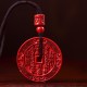 Cinnabar Mountain Ghost Bagua Blessing Necklace