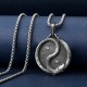 Pure Tin Yin Yang Dragon Necklace Pendant Pure Tin Yin Yang Dragon Necklace Pendant