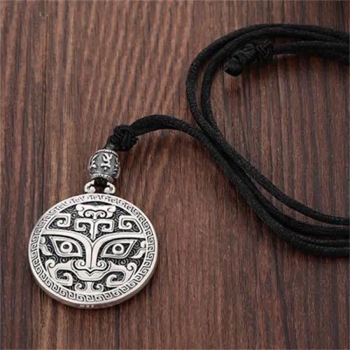 Feng Shui Taotie Wealth Necklace Pendant