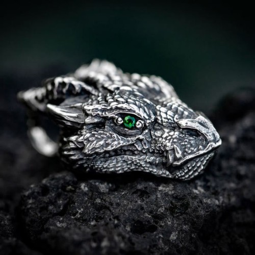 Pure Tin Dragon Head Protection Luck Necklace Pure Tin Dragon Head Protection Luck Necklace