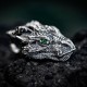 Pure Tin Dragon Head Protection Luck Necklace Pure Tin Dragon Head Protection Luck Necklace