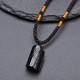 Natural Black Tourmaline Positive Rope Necklace Natural Black Tourmaline Positive Rope Necklace