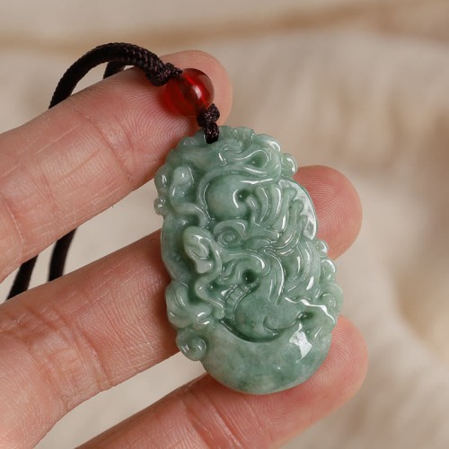 Natural Jade 12 Chinese Zodiac Prosperity Necklace Natural Jade 12 Chinese Zodiac Prosperity Necklace