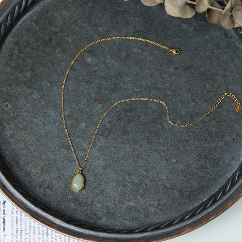 Green Aventurine Amethyst Rose Quartz Necklace