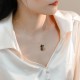 14K Gold Plated Pearl Hetian Jade Cat Necklace 14K Gold Plated Pearl Hetian Jade Cat Necklace