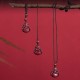 Laughing Buddha Cinnabar Blessing Pendant Keychain Laughing Buddha Cinnabar Blessing Pendant Keychain