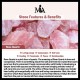 Rose Quartz Crystal Arrowhead Healing Necklace Rose Quartz Crystal Arrowhead Healing Necklace