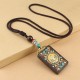 Tibet God of Wealth Ebony Peace Necklace Tibet God of Wealth Ebony Peace Necklace