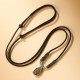 Tibetan 925 Sterling Silver Zakiram Goddess of Wealth Protection Necklace