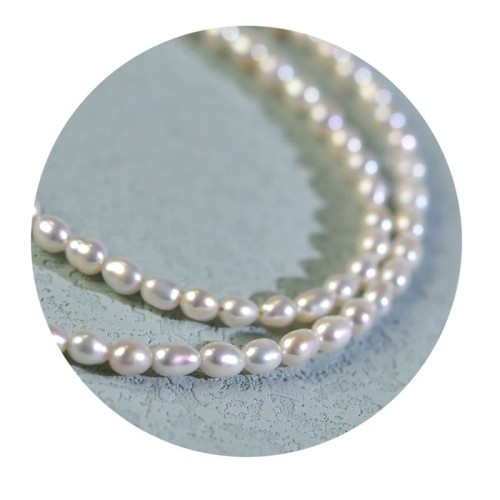 Sterling Silver Pearl Larimar Sincerity Necklace Pendant Sterling Silver Pearl Larimar Sincerity Necklace Pendant