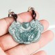 Natural Jade Peony Flower Luck Necklace Natural Jade Peony Flower Luck Necklace