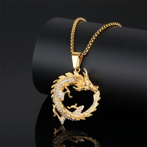 Chinese Zodiac Dragon Success Necklace Pendant Chinese Zodiac Dragon Success Necklace Pendant
