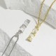 Chalcedony Bamboo Harmony Necklace