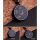 Black Obsidian Taoism Strength Necklace Pendant Black Obsidian Taoism Strength Necklace Pendant