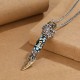 Dorje Vajra Dzi Bead Wealth Necklace Pendant Dorje Vajra Dzi Bead Wealth Necklace Pendant