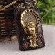 Ebony Wood Elephant God Fortune Necklace Ebony Wood Elephant God Fortune Necklace