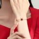 925 Sterling Silver Year of the Dragon Red Agate Necklace 925 Sterling Silver Year of the Dragon Red Agate Necklace