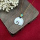White Jade Elephant Luck Necklace Pendant