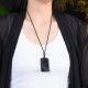 Black Obsidian Dragon Phoenix Success Necklace