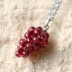 Garnet Red Agate Black Onyx Protection Necklace Pendant