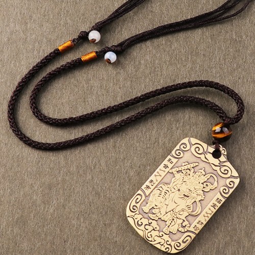 Zhao Gongming Copper Protection Necklace Pendant