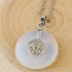 Amethyst Pink Crystal Lotus Healing Necklace Amethyst Pink Crystal Lotus Healing Necklace