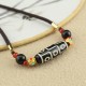 Tibetan Nine-Eye Dzi Bead Protection Necklace