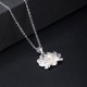 925 Sterling Silver Lotus Flower Pearl Wealth Necklace 925 Sterling Silver Lotus Flower Pearl Wealth Necklace