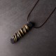Tibet Ebony Wood Copper Peace Necklace Tibet Ebony Wood Copper Peace Necklace
