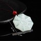 Jade Bagua Yin Yang Luck Necklace Pendant Jade Bagua Yin Yang Luck Necklace Pendant