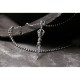 925 Sterling Silver Dorje Vajra Enlightenment Necklace 925 Sterling Silver Dorje Vajra Enlightenment Necklace