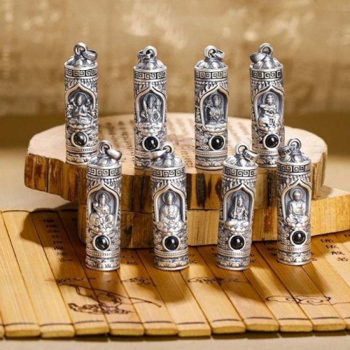 Chinese Zodiac Natal Buddha Prosperity Necklace