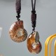Natural Ammonite Fossil Meditation Healing Necklace Natural Ammonite Fossil Meditation Healing Necklace