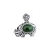 925 Sterling Silver Hetian Cyan Jade Elephant Success Necklace 925 Sterling Silver Hetian Cyan Jade Elephant Success Necklace