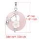 Various Crystal Amethyst Green Aventurine Flower Necklace Various Crystal Amethyst Green Aventurine Flower Necklace