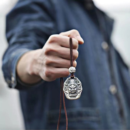 Chinese Zodiac Buddha Om Mani Padme Hum Lotus Necklace Chinese Zodiac Buddha Om Mani Padme Hum Lotus Necklace