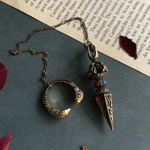 Pentagram Eye of God Feather Copper Healing Necklace Pentagram Eye of God Feather Copper Healing Necklace