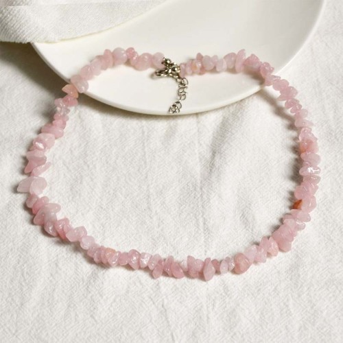Natural Crystal Stone Luck Necklace Pendant Natural Crystal Stone Luck Necklace Pendant