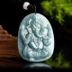Jade Ganesh Protection Amulet Pendant