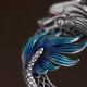 999 Sterling Silver Year of the Dragon Peace Buckle Necklace