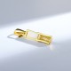 925 Sterling Silver Hetian White Jade Bamboo Happiness Necklace 925 Sterling Silver Hetian White Jade Bamboo Happiness Necklace