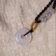 Strawberry Quartz Chalcedony Healing Necklace Pendant Strawberry Quartz Chalcedony Healing Necklace Pendant