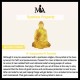 Black Obsidian Crystal Buddha Protection Necklace Black Obsidian Crystal Buddha Protection Necklace
