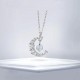Strawberry Quartz Blue Crystal Love Healing Necklace