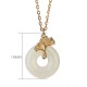 925 Sterling Silver Jade Ginkgo Leaf Peace Necklace 925 Sterling Silver Jade Ginkgo Leaf Peace Necklace