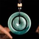 Jade Peace Buckle Luck Prosperity Pendant
